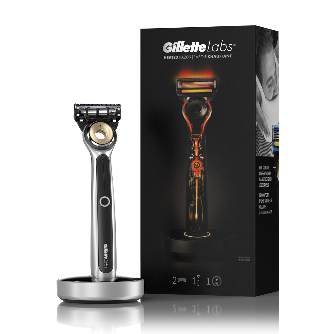 GilletteLabs Heated Razor Starter Kit