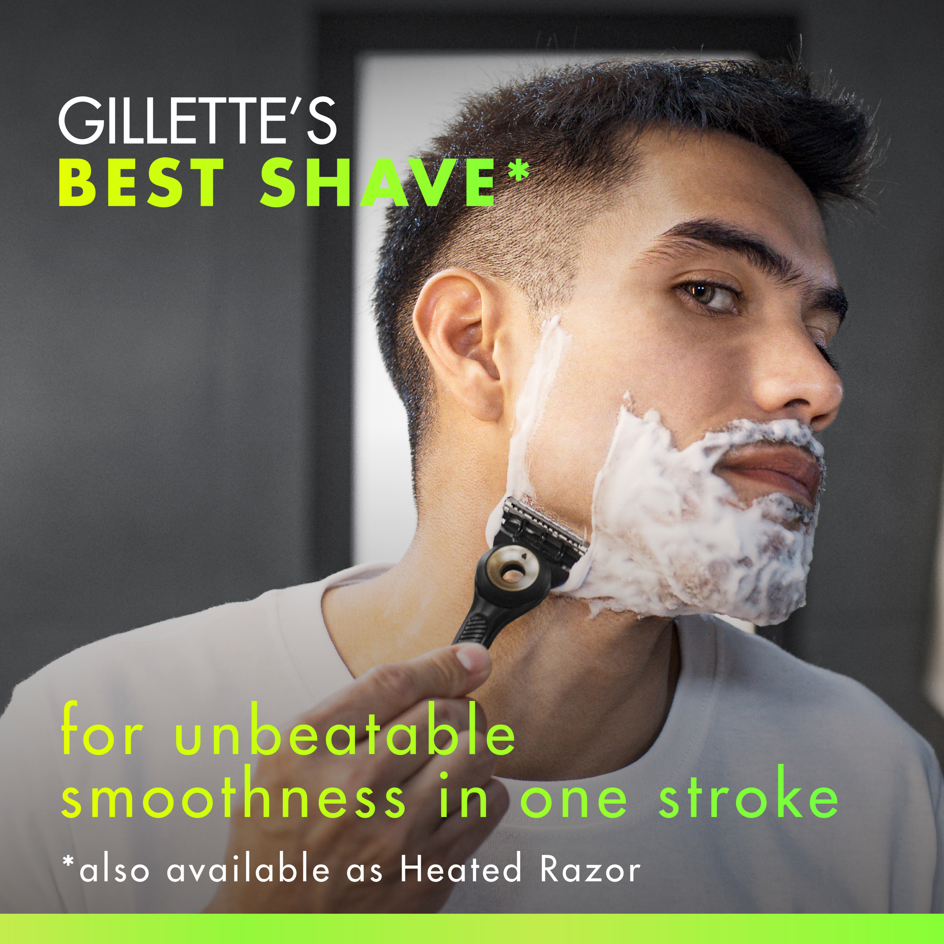 GilletteLabs Exfoliating Bar Razor set including the razor handle, travel case, magnetic stand, and 3 cartridge refills