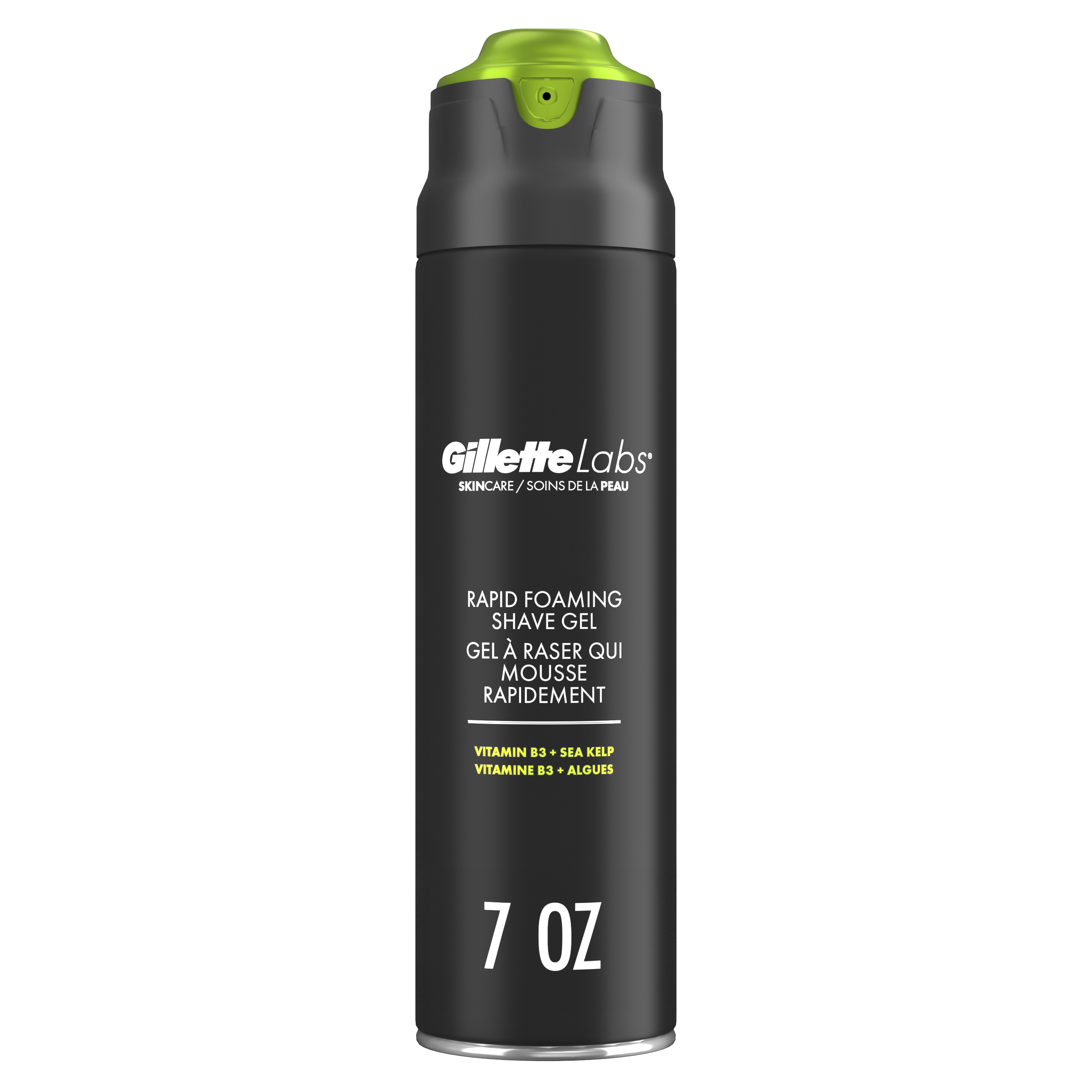 GilletteLabs Rapid Foaming Shave Gel 7 OZ bottle designed for a smooth, hydrating shave experience