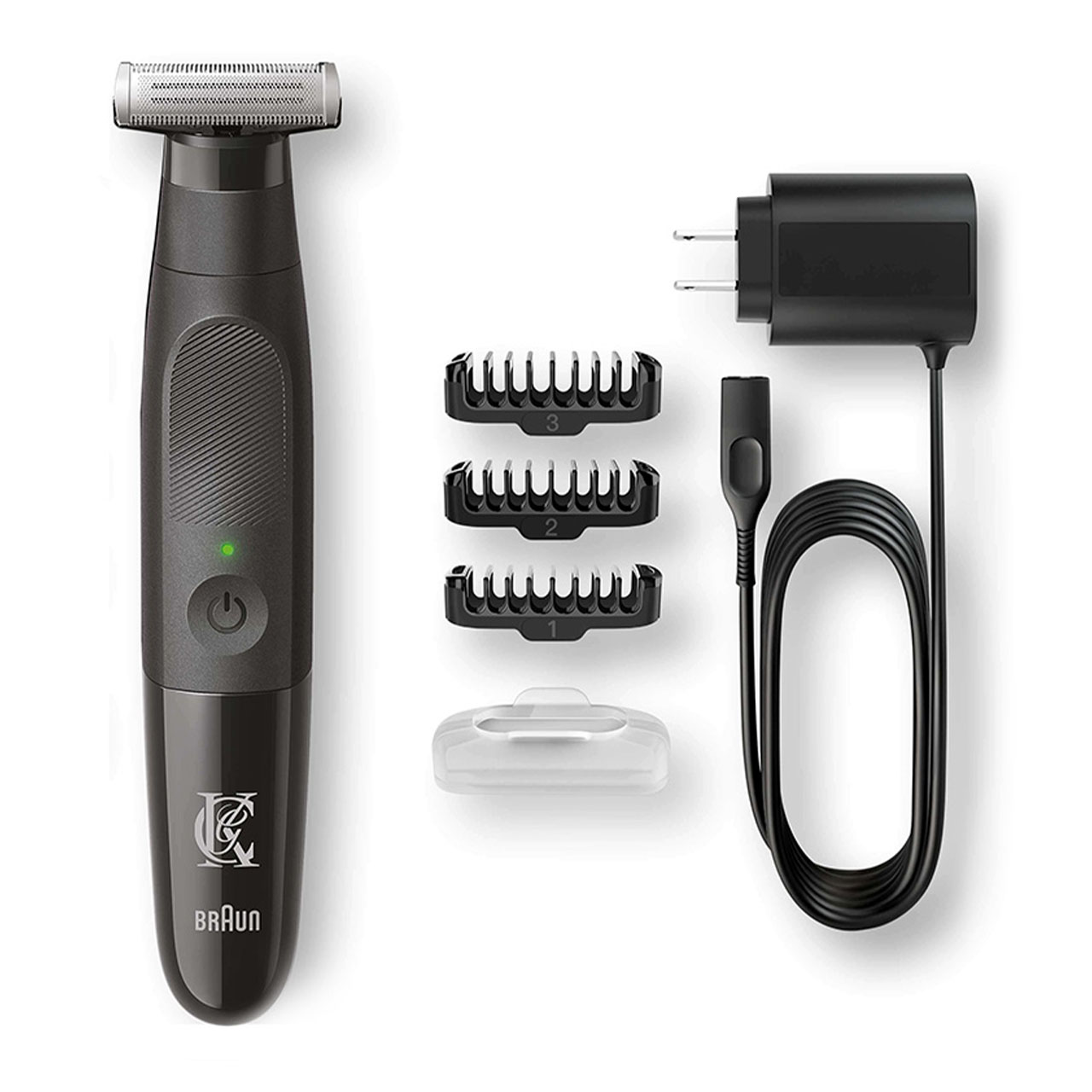 King C. Gillette Men's Style Master Cordless Stubble Trimmer with 4D Blade and charger