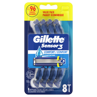 Gillette Sensor® 3 Disposable Razor | Gillette®