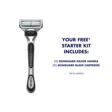 SkinGuard Starter Kit: Sensitive Skin Razors | Gillette