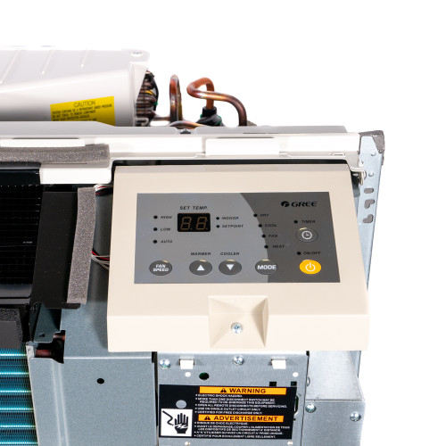 Gree - 15,000 BTU PTAC Unit - ETAC2-15HP230VA-CP - Digital Controls - Heat Pump - Universal Amp - 208/230v