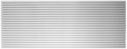Amana AGK01CB Exterior Louvered Aluminum Grill-Clear 42"