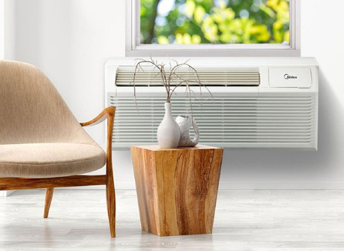 Midea - 15,000 BTU PTAC Unit - MP15HMB32 - Digital Controls - Heat Pump - 20a - 208/230v