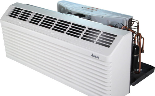 Amana - 9,000 BTU PTAC Unit - PTC093J50CXXX - Seacoast - External Thermostat - Resistive Electric Heat - 30a - 208/230v