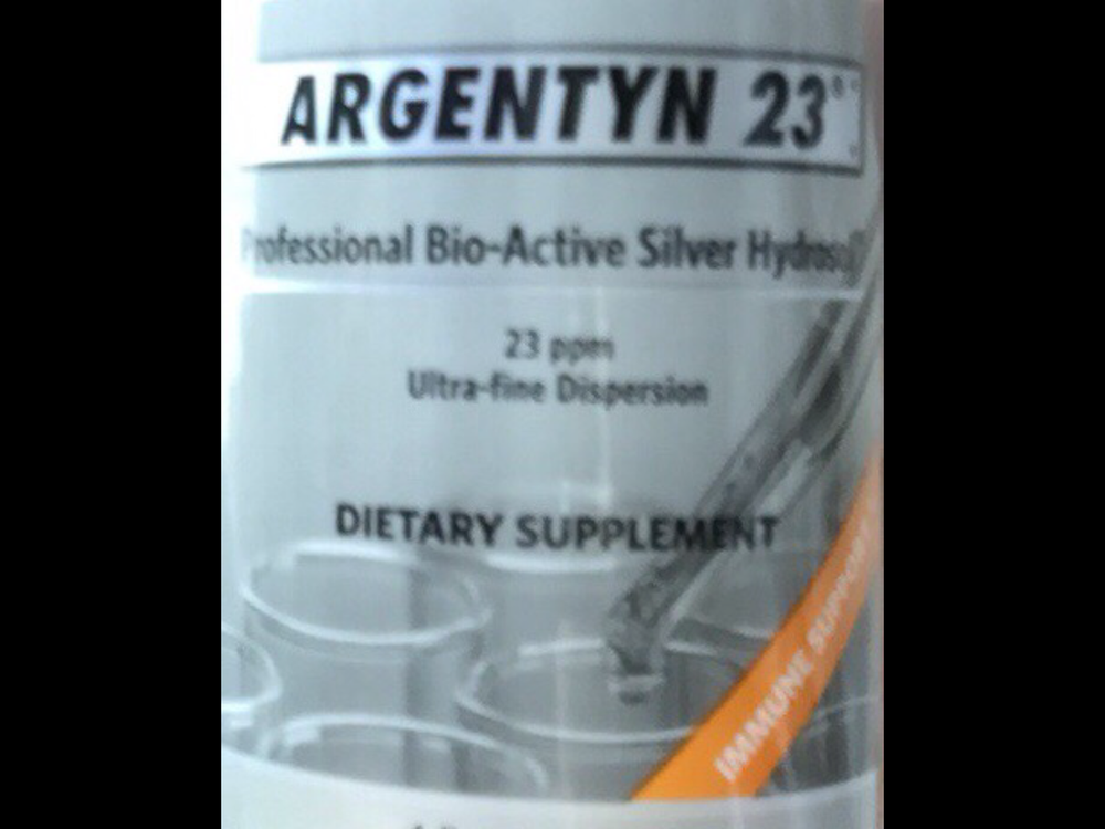 Argentyn Silver Fine Mist Spray - vertical spray