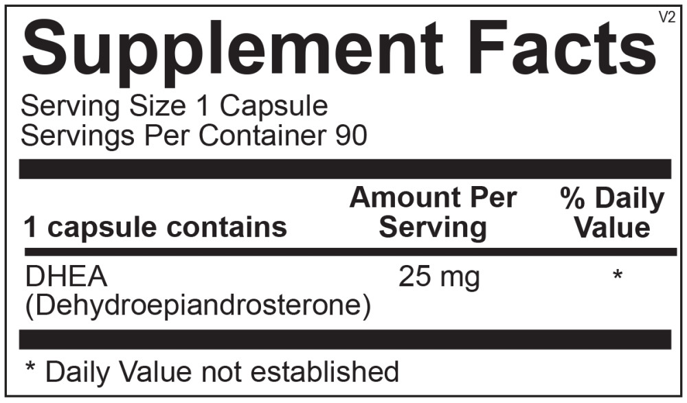 DHEA 25mg - Ortho Molecular