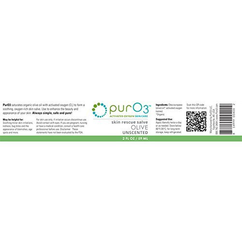 PurO3 Ozonated Olive Oil - Unscented (2oz.)