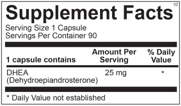 DHEA 25mg - Ortho Molecular