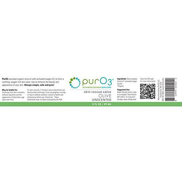 PurO3 Ozonated Olive Oil - Unscented (2oz.)