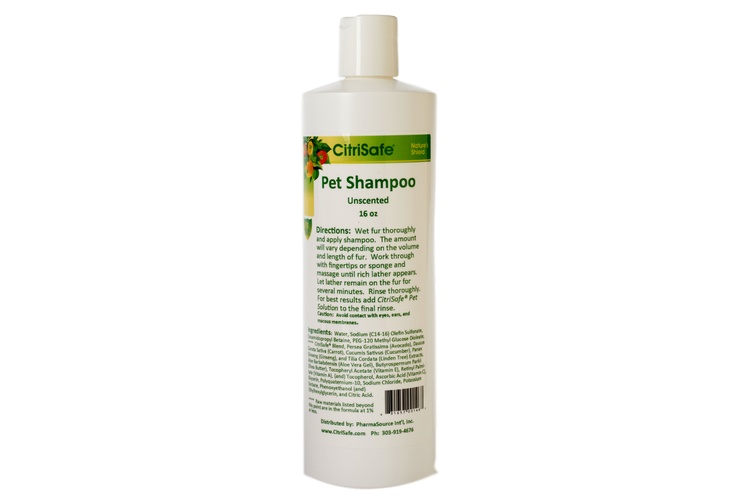 CitriSafe Pet Shampoo - 16 ounces - unscented