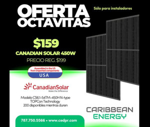Canadian Solar 450w CANA 450w (All Black)