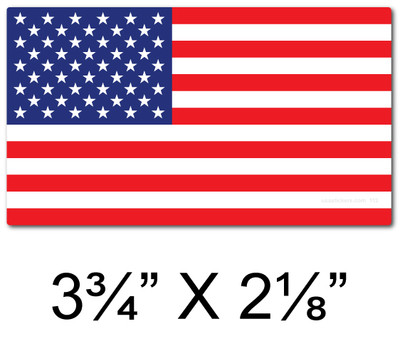 American Flag Sticker 50-112