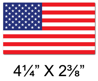 American Flag Sticker 50-116
