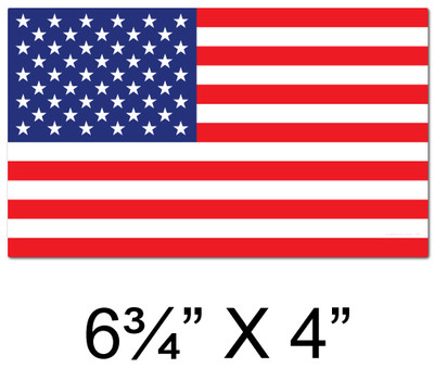 American Flag Sticker 50-130