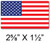 American Flag Sticker 50-103