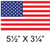American Flag Sticker 50-124