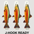 Brook Trout Sticker – 8” Fish Decal (10 Pack)