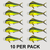 Dorado 8" Double-Sided Fish Stickers – 10 Pack