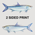 Tarpon 8" Double-Sided Fish Stickers – 10 Pack