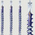 Blue Marlin 8" Double-Sided Fish Stickers – 48-Pack Hook Strip Display