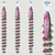 Rainbow Trout 8" Double-Sided Fish Stickers – 48-Pack Hook Strip Display
