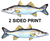 Snook 8" Two-Sided Fish Stickers – 10 Pack