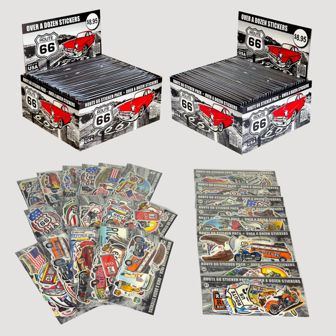 Route 66 Stickers