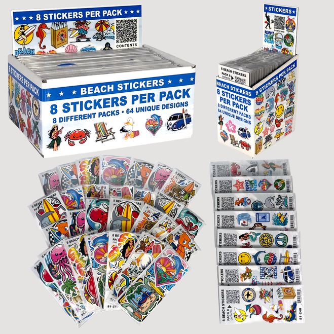 Beach Stickers