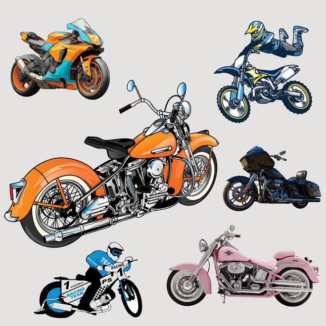 Motorcycle Stickers