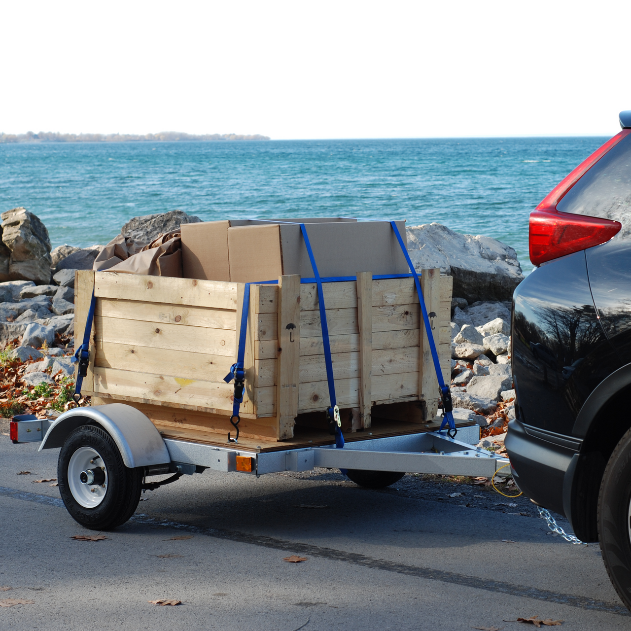 4' x 4' Galvanized Kit Trailer