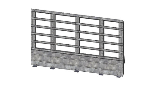 5' Wide Panel Slat Landscape Gate Kit