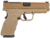 Springfield Armory XDDG9101FOSP XD Mod3 OSP 9mm Luger 16+1 4" Black Melonite Steel Barrel, Steel Optic Ready/Serrated Slide, Flat Dark Earth Polymer Frame w/Picatinny Rail