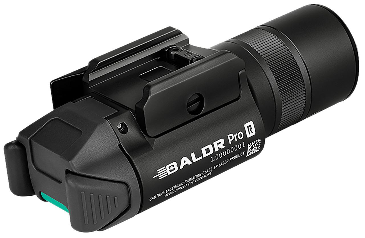 Olightstore Usa Inc BALDRPRORBK Baldr Pro R Black Anodized 300/500/1,350 Lumens White LED Green Laser Olightstore Usa Inc BALDRPRORBK Baldr Pro R Black Anodized 300/500/1,350 Lumens White LED Green Laser