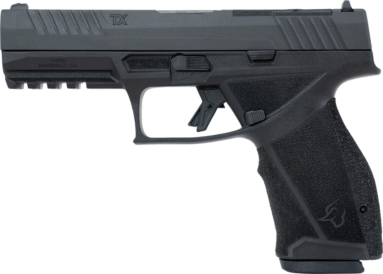Taurus TX 9 Full Size 9mm Luger 17+1 4.50" Black Barrel, Black Nitride Alloy Steel Optic Ready