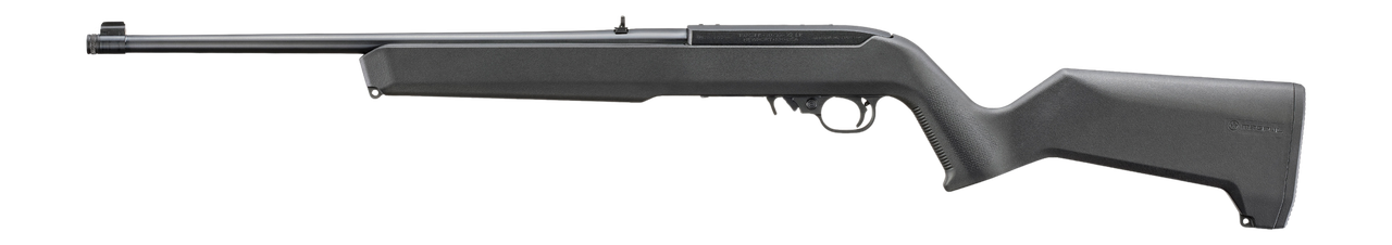 Ruger 32021 10/22 22 LR 10+1 18.50" Satin Black Alloy Steel Threaded Barrel, Drilled & Tapped Receiver, Black Magpul MOE X-22 w/M-LOK Textured Synthetic Stock