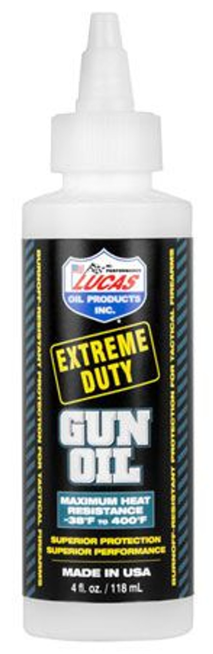 Lucas Extreme Duty Gun Oil, 4oz or 8oz bottles