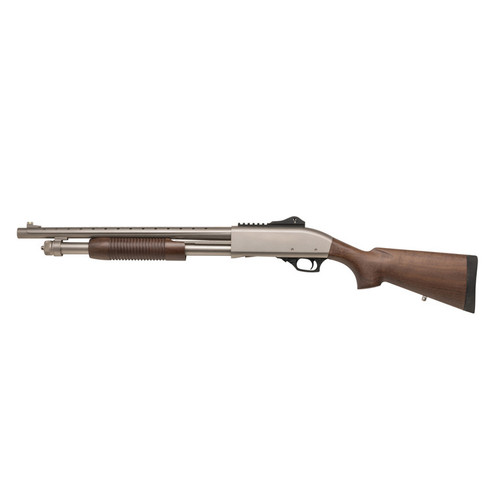 Tokarev USA 21000409 TX3 12 Gauge 18.50" 3" 5+1, Nickel Metal Finish, Turkish Walnut Stock, Fiber Optic & Ghost Ring Sight (Accepts Mossberg 590 Furniture) Tokarev USA 21000409 TX3 12 Gauge 18.50" 3" 5+1, Nickel Metal Finish, Turkish Walnut Stock, Fiber Optic & Ghost Ring Sight (Accepts Mossberg 590 Furniture)