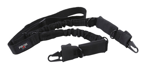 Tac Six 8911 Citadel Single & Double Point Sling Black Webbing with Snap Hook Attachment