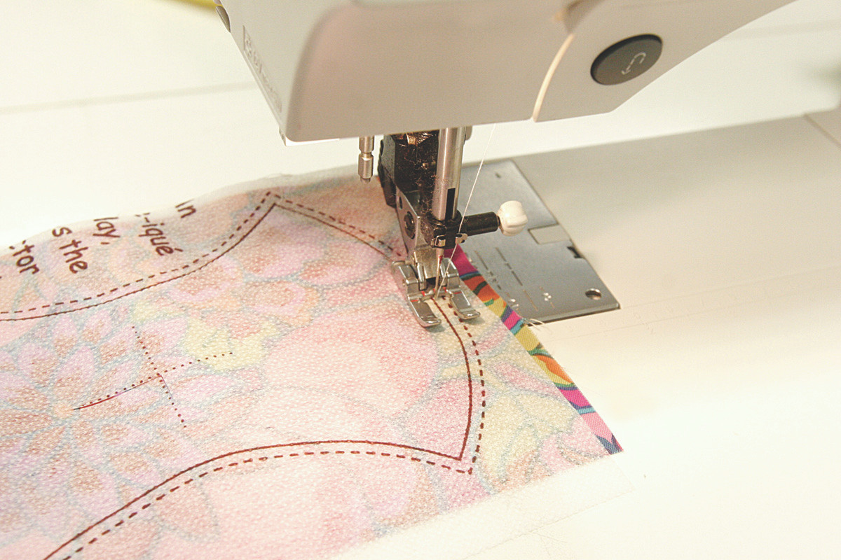 Apple Core Printed Interfacing Patter