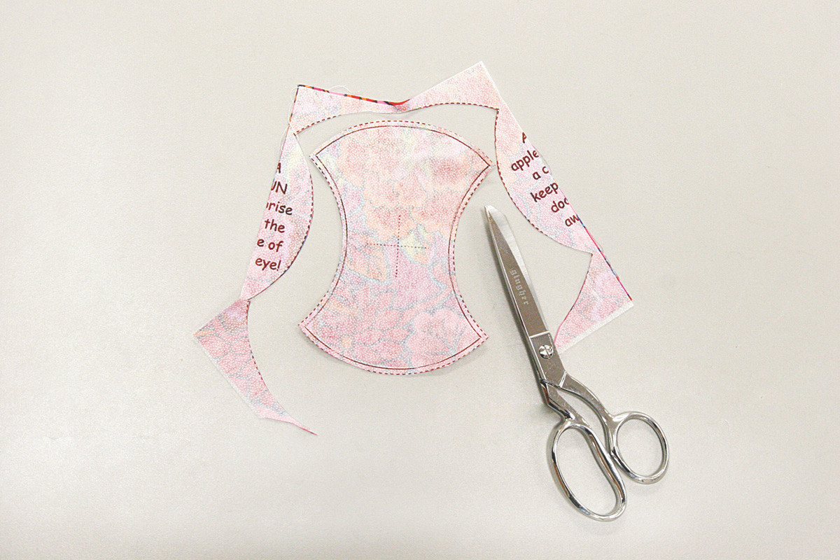 Apple Core Printed Interfacing Patter