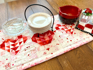 Valentine's Day table runner