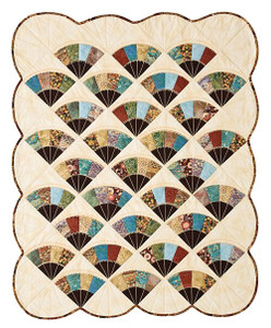 Finished grandma's fan quilt