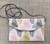Bee print fabric clutch bag