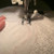 Showing sewing the interfacing in the Quiltsmart methods pack