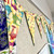 Banner using sewing related fabrics