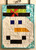 Snowman wall handing made with the PiX Grid