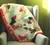 Drunkard's path quilt over the back of a chair