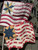 Set of two old glory wave quilts